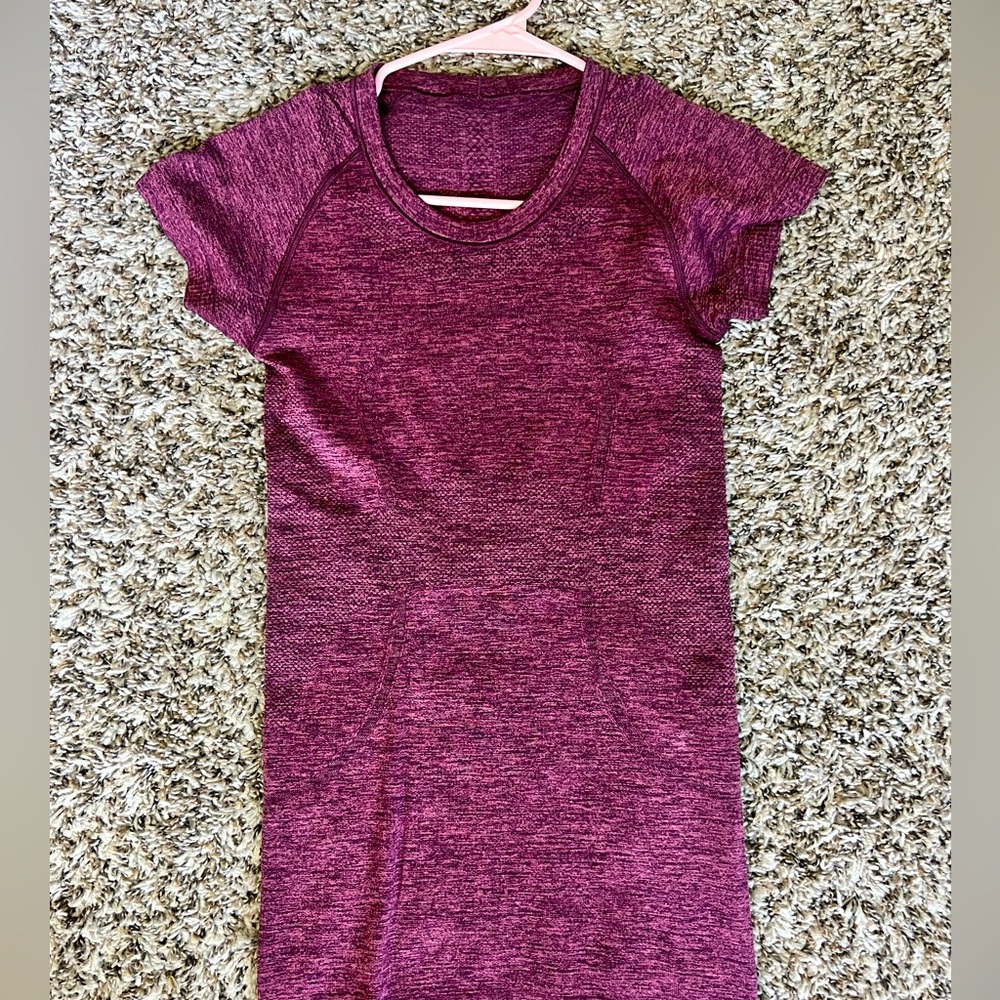 Burgundy/maroon Lulu top